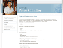 Tablet Screenshot of drperezcaballer.com
